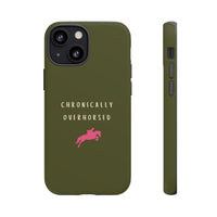Green & Pink Chronically Overhorsed Case