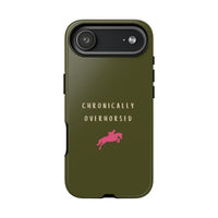 Green & Pink Chronically Overhorsed Case