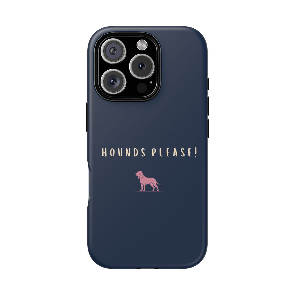 Navy & Pink 'Hounds Please' Case
