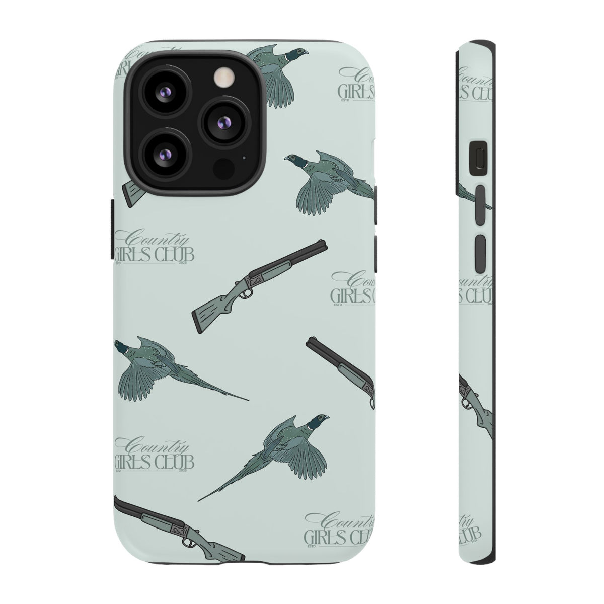 Blue 'Girls Pheasants & Shotguns' Case  | CGC x Country Cases