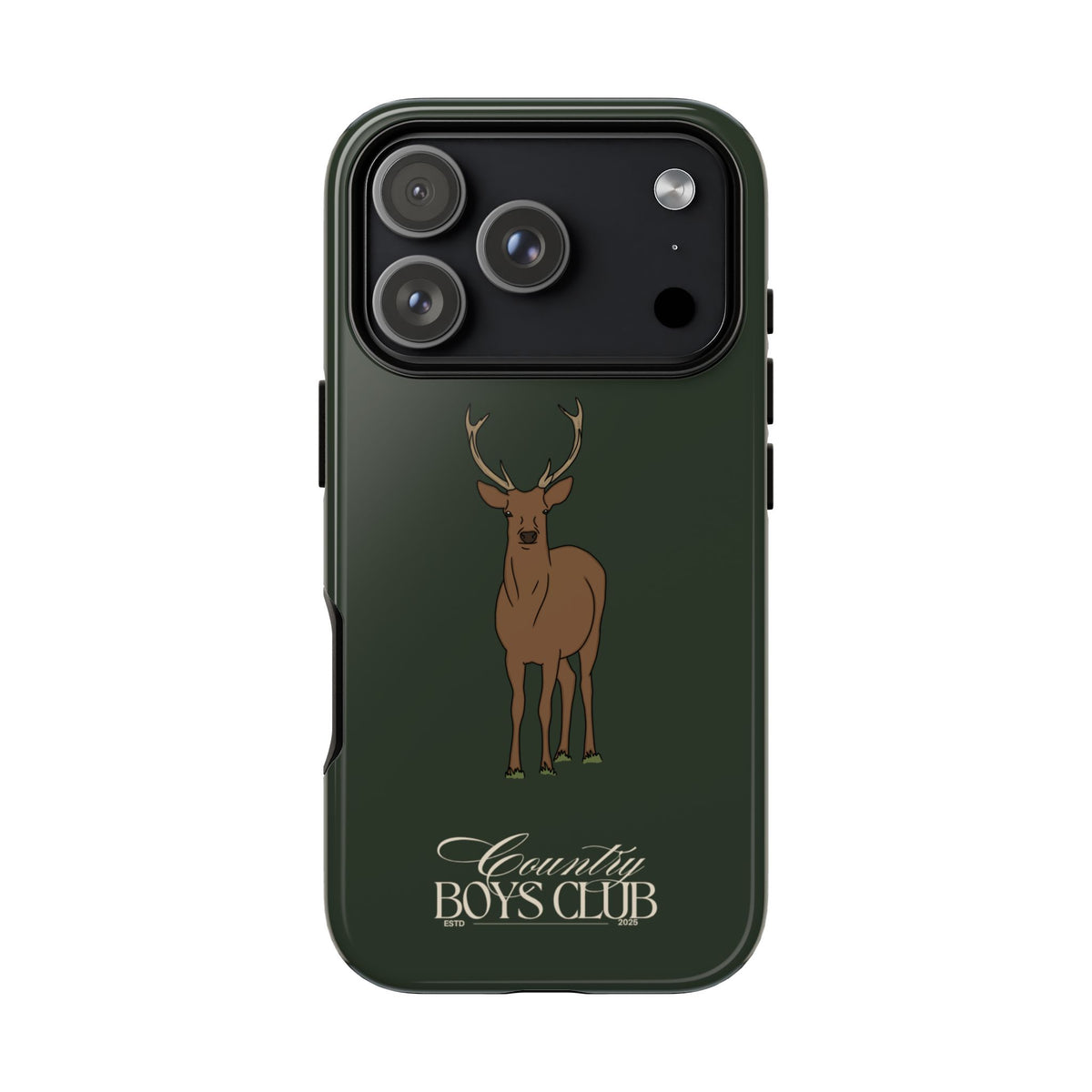 Field Green 'Country Boys Club Stag' Case  | CGC x Country Cases