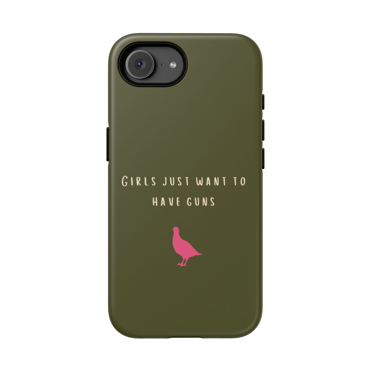 Green & Pink 'Girls Just Want To Have Guns' Case (Partridge)