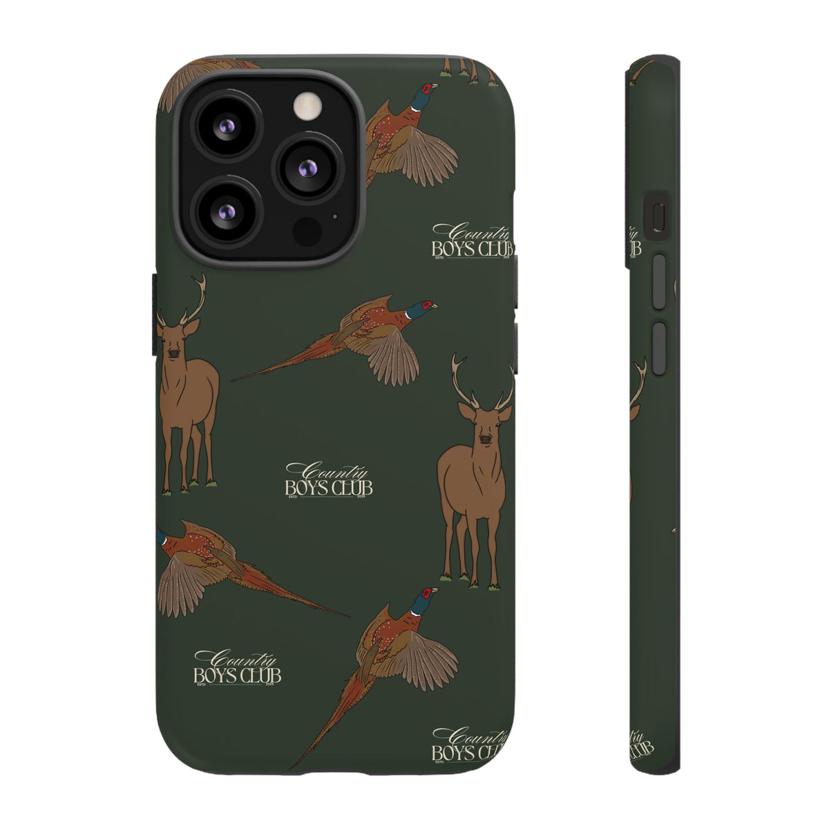 Field Green 'Boys Stags & Pheasants' Case  | CBC x Country Cases