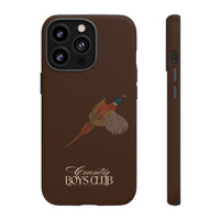 Chestnut Brown 'Country Boys Club Pheasant' Case  | CBC x Country Cases