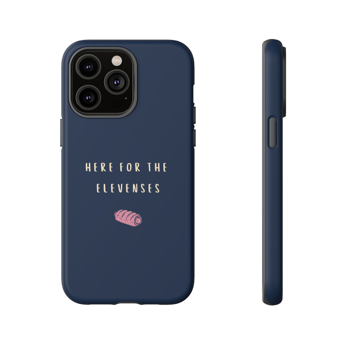 Navy & Pink 'Here for the Elevenses' Case