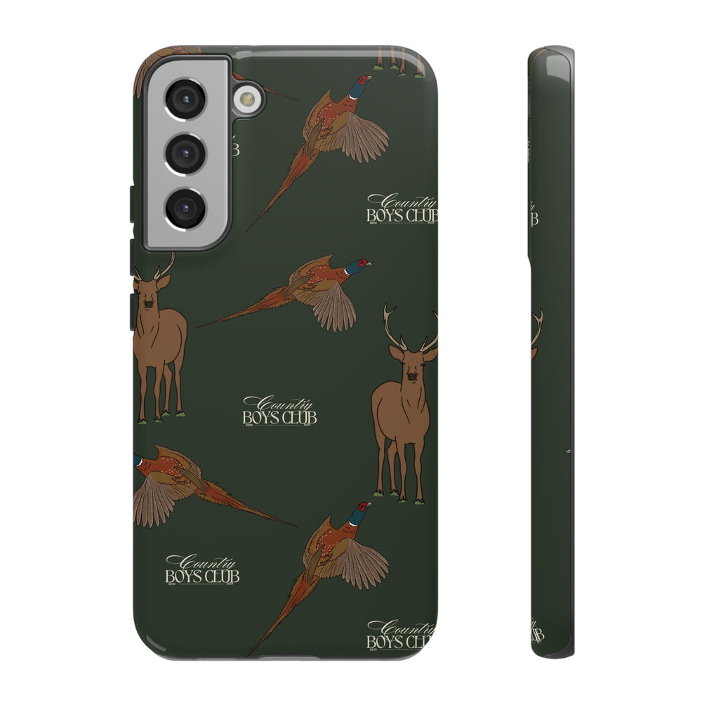 Field Green 'Boys Stags & Pheasants' Case  | CBC x Country Cases