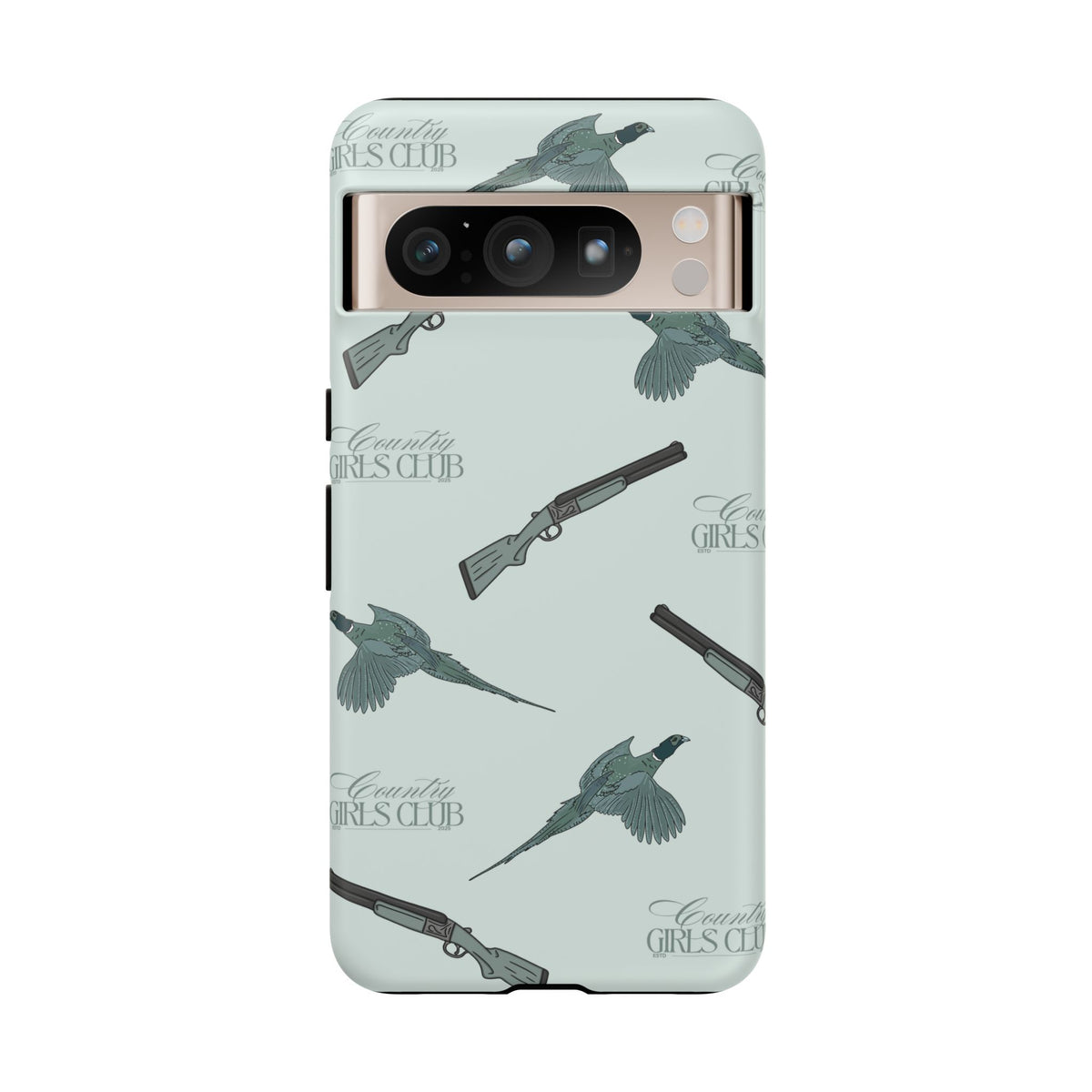 Blue 'Girls Pheasants & Shotguns' Case  | CGC x Country Cases