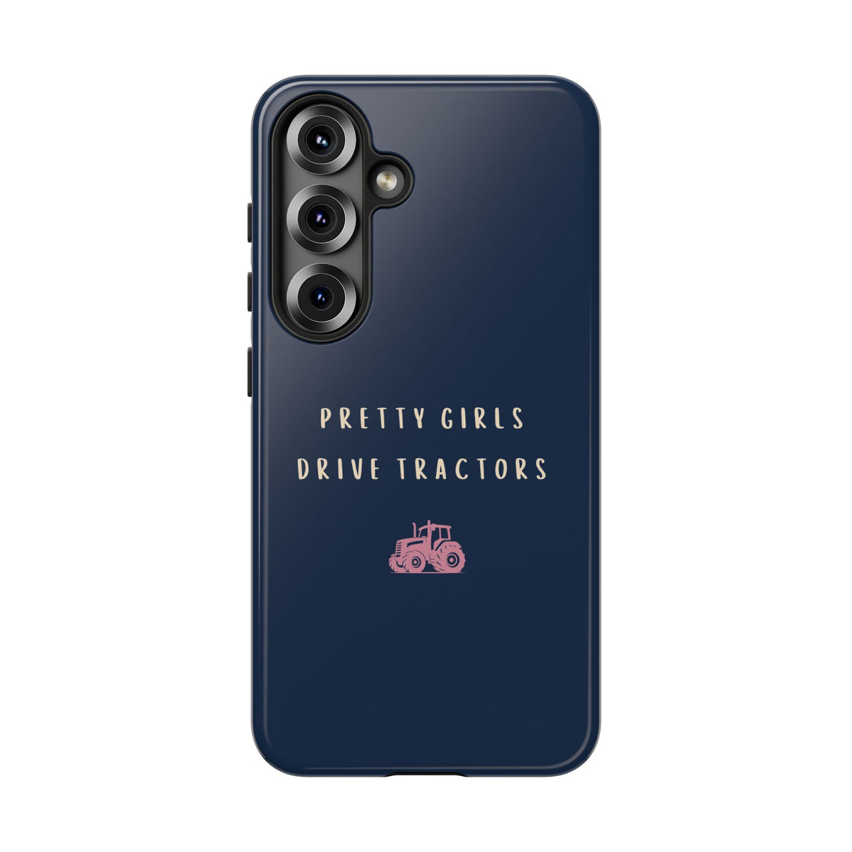 Navy & Pink 'Pretty Girls Drive Tractors' Case