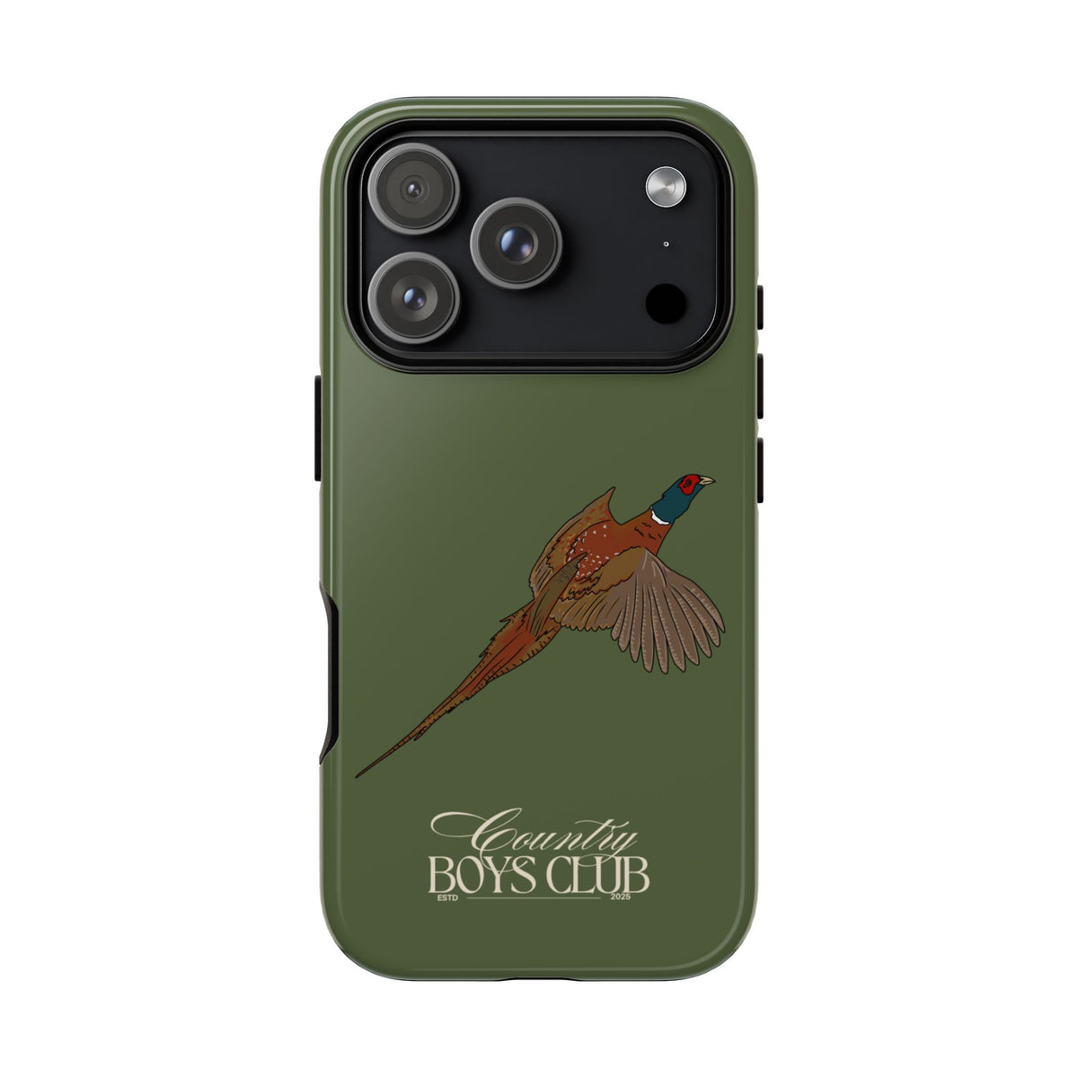 Green Country Boys Club Pheasant Case  | CGC x Country Cases