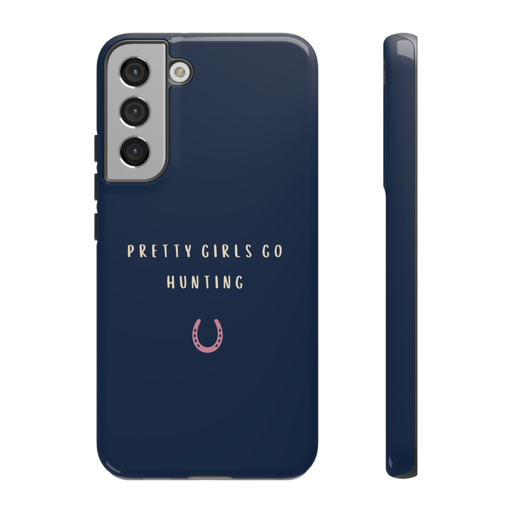 Copy of Navy & Pink 'Pretty Girls Go Hunting' (Horse Shoe)