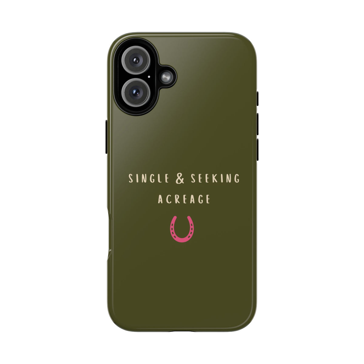 Green & Pink Single & Seeking Acreage Case