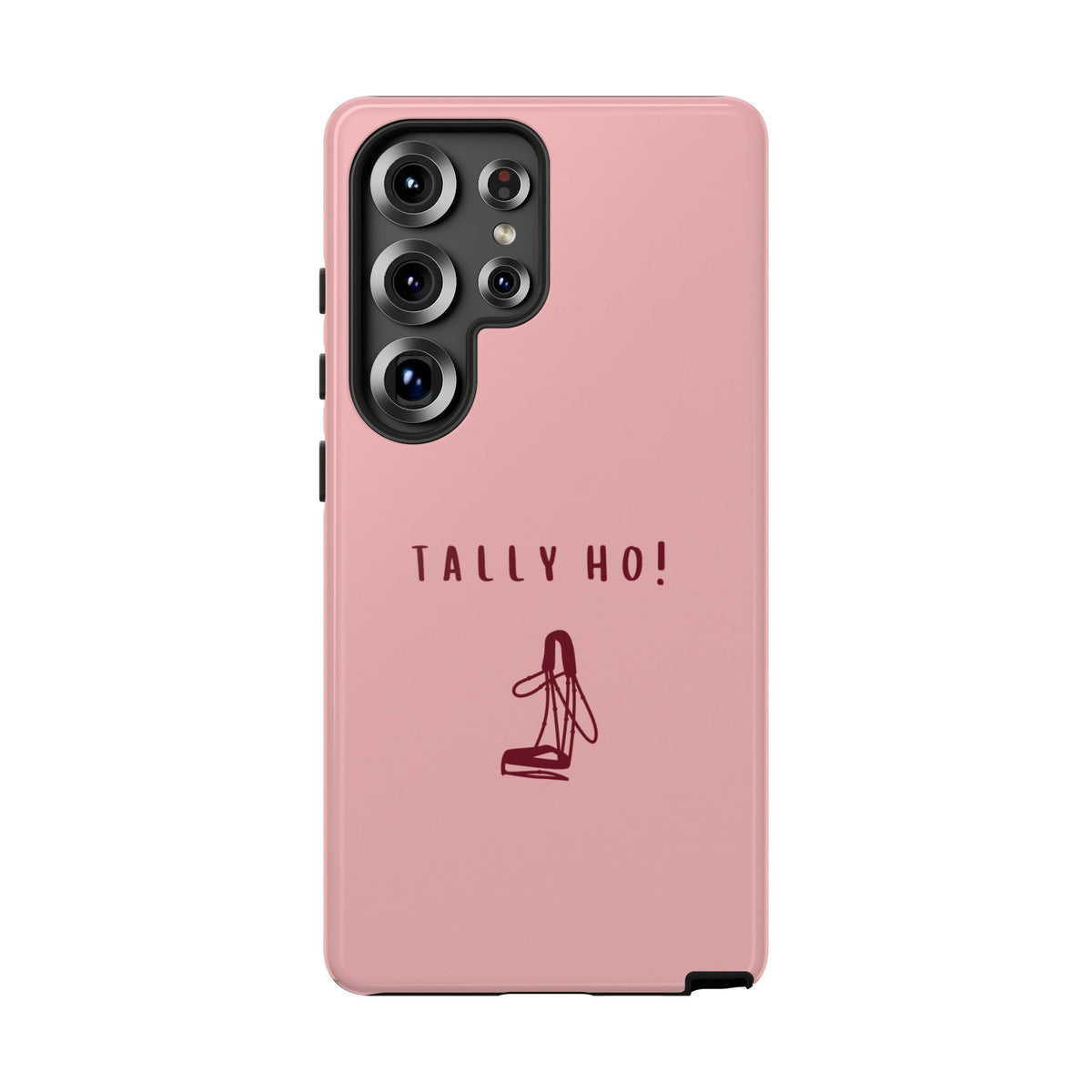 Pink & Burgundy 'Tally Ho!' (Bridle)