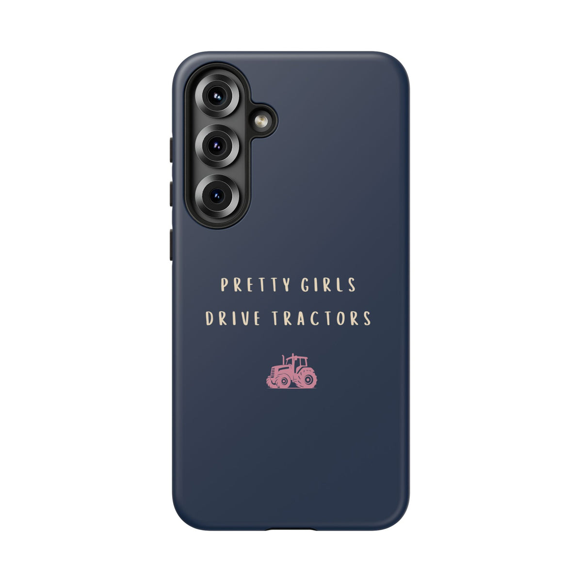 Navy & Pink 'Pretty Girls Drive Tractors' Case