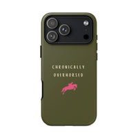 Green & Pink Chronically Overhorsed Case