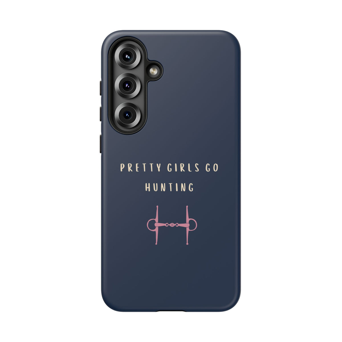 Navy & Pink 'Pretty Girls Go Hunting' (Snaffle)