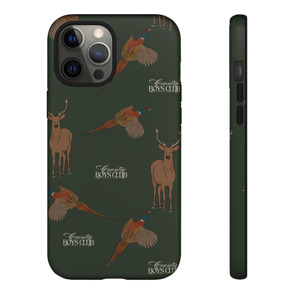 Field Green 'Boys Stags & Pheasants' Case  | CBC x Country Cases