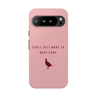 Pink & Burgundy 'Girls Just Want To Have Guns' Case (Partridge)