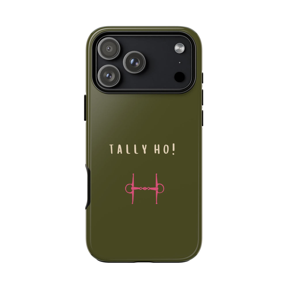 Green & Pink 'Tally Ho!' (Snaffle)