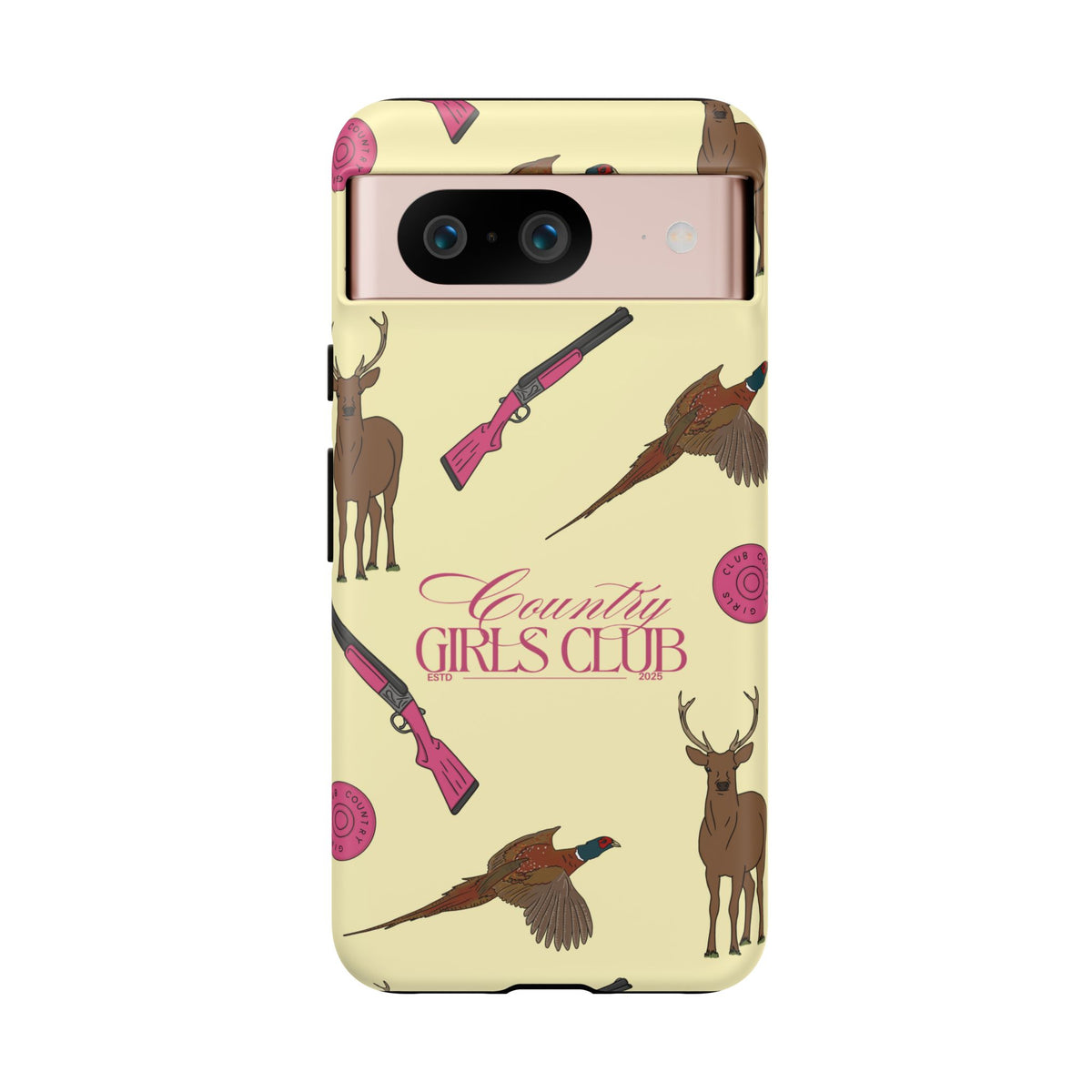 Butter Yellow 'Girls Love Guns' Case  | CGC x Country Cases