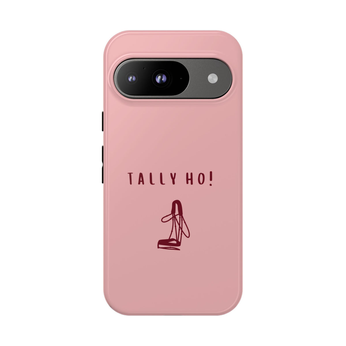 Pink & Burgundy 'Tally Ho!' (Bridle)