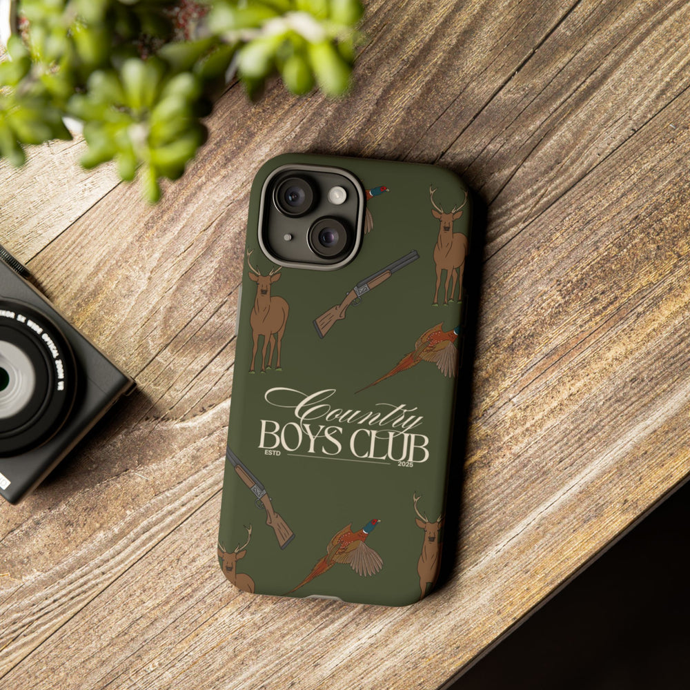 Forest Green Boys Love Guns Case  | CGC x Country Cases