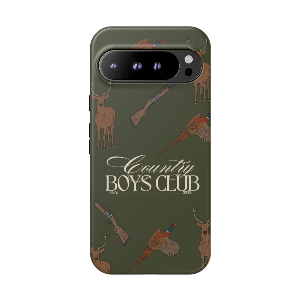 Forest Green Boys Love Guns Case  | CGC x Country Cases