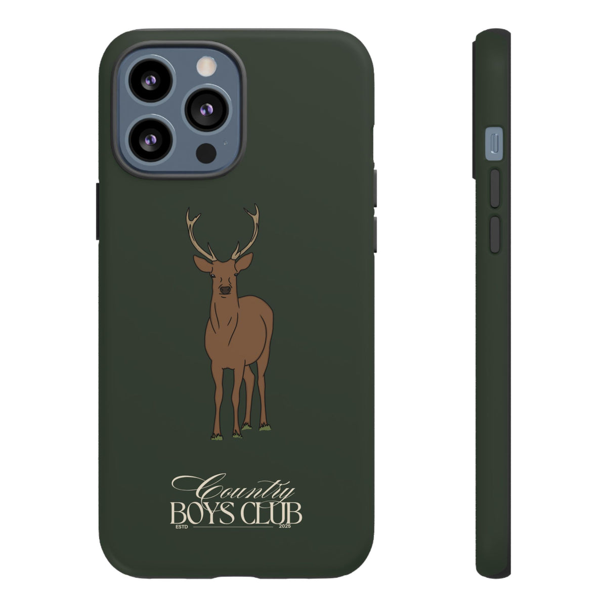 Field Green 'Country Boys Club Stag' Case  | CGC x Country Cases