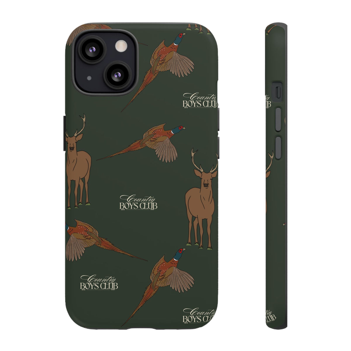 Field Green 'Boys Stags & Pheasants' Case  | CBC x Country Cases