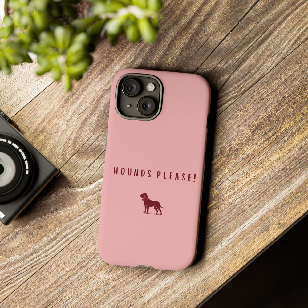 Pink & Burgundy 'Hounds Please' Case