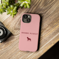 Pink & Burgundy 'Hounds Please' Case