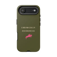 Green & Pink Chronically Overhorsed Case