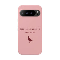 Pink & Burgundy 'Girls Just Want To Have Guns' Case (Partridge)
