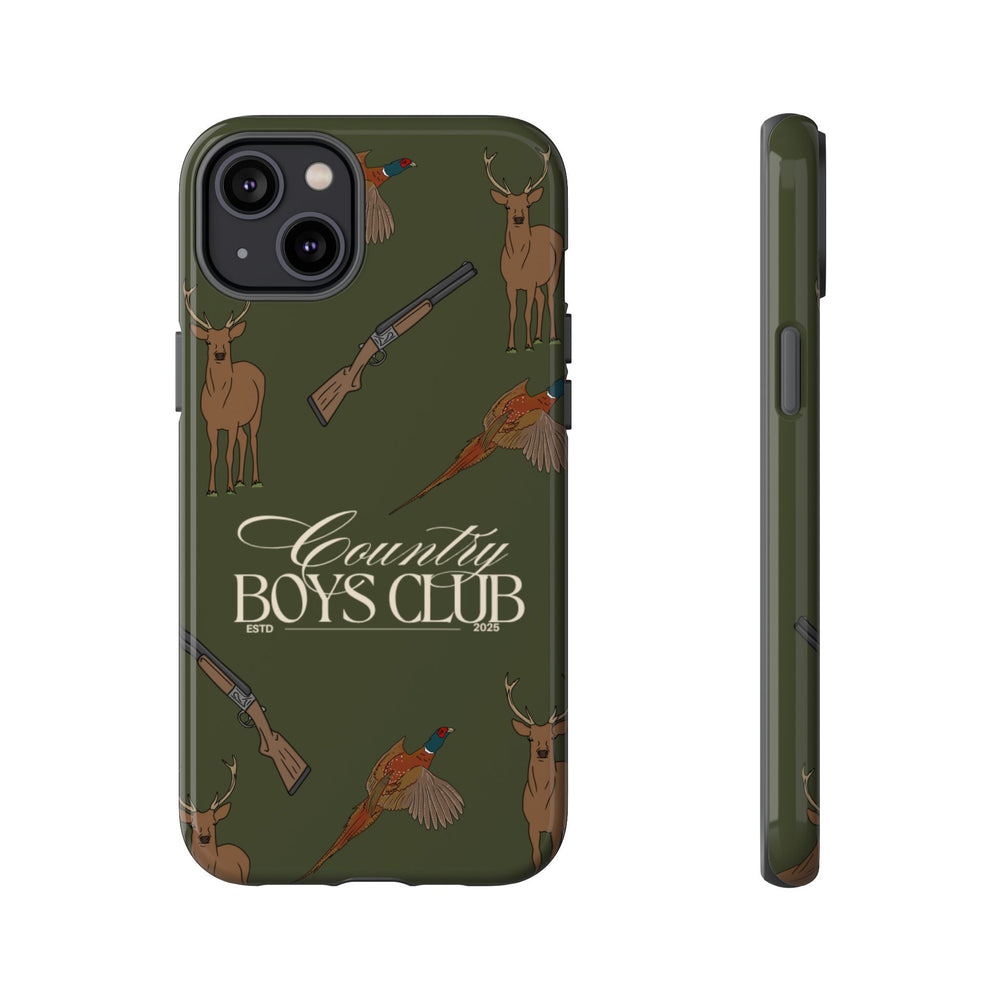 Forest Green Boys Love Guns Case  | CGC x Country Cases