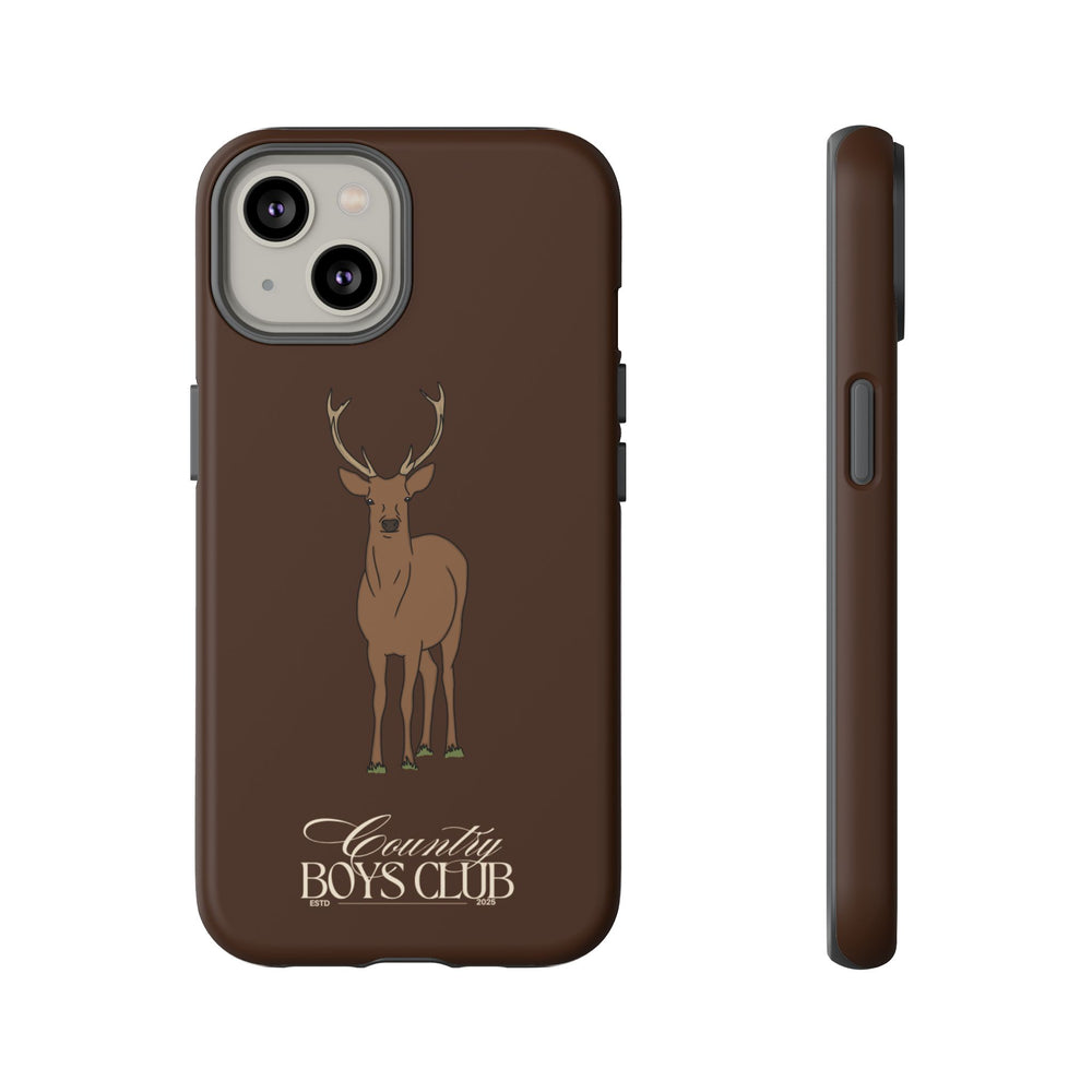 Chestnut Brown 'Country Boys Club Deer' Case  | CBC x Country Cases