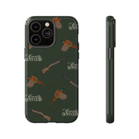 Field Green 'Boys Pheasants & Shotguns' Case  | CBC x Country Cases