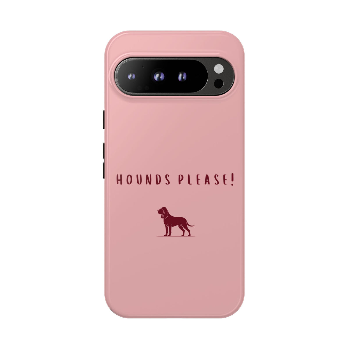 Pink & Burgundy 'Hounds Please' Case