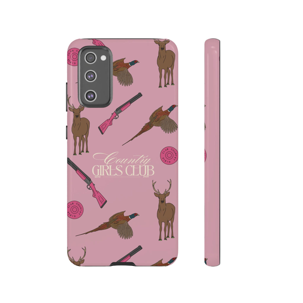 Dusty Pink 'Girls Love Guns' Case  | CGC x Country Cases