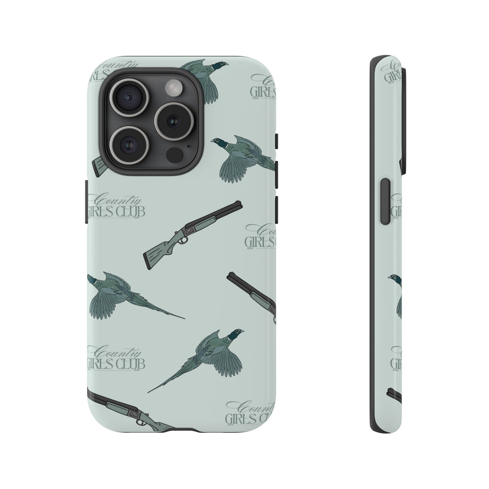 Blue 'Girls Pheasants & Shotguns' Case  | CGC x Country Cases