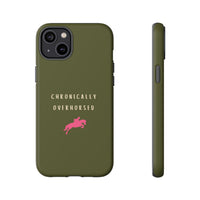 Green & Pink Chronically Overhorsed Case