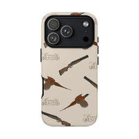 Beige 'Girls Pheasants & Shotguns' Case  | CGC x Country Cases