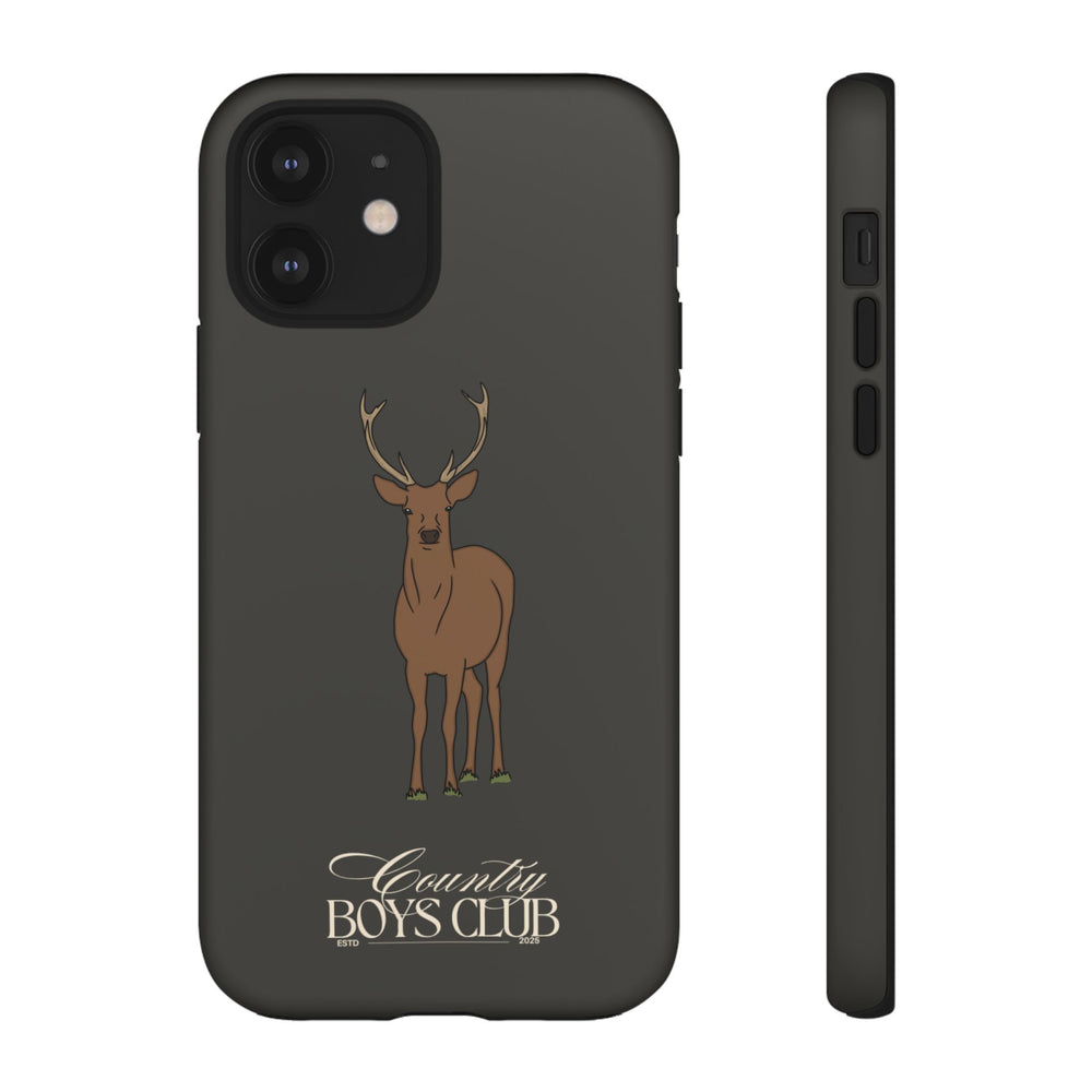 Charcoal 'Country Boys Club Stag' Case  | CGC x Country Cases