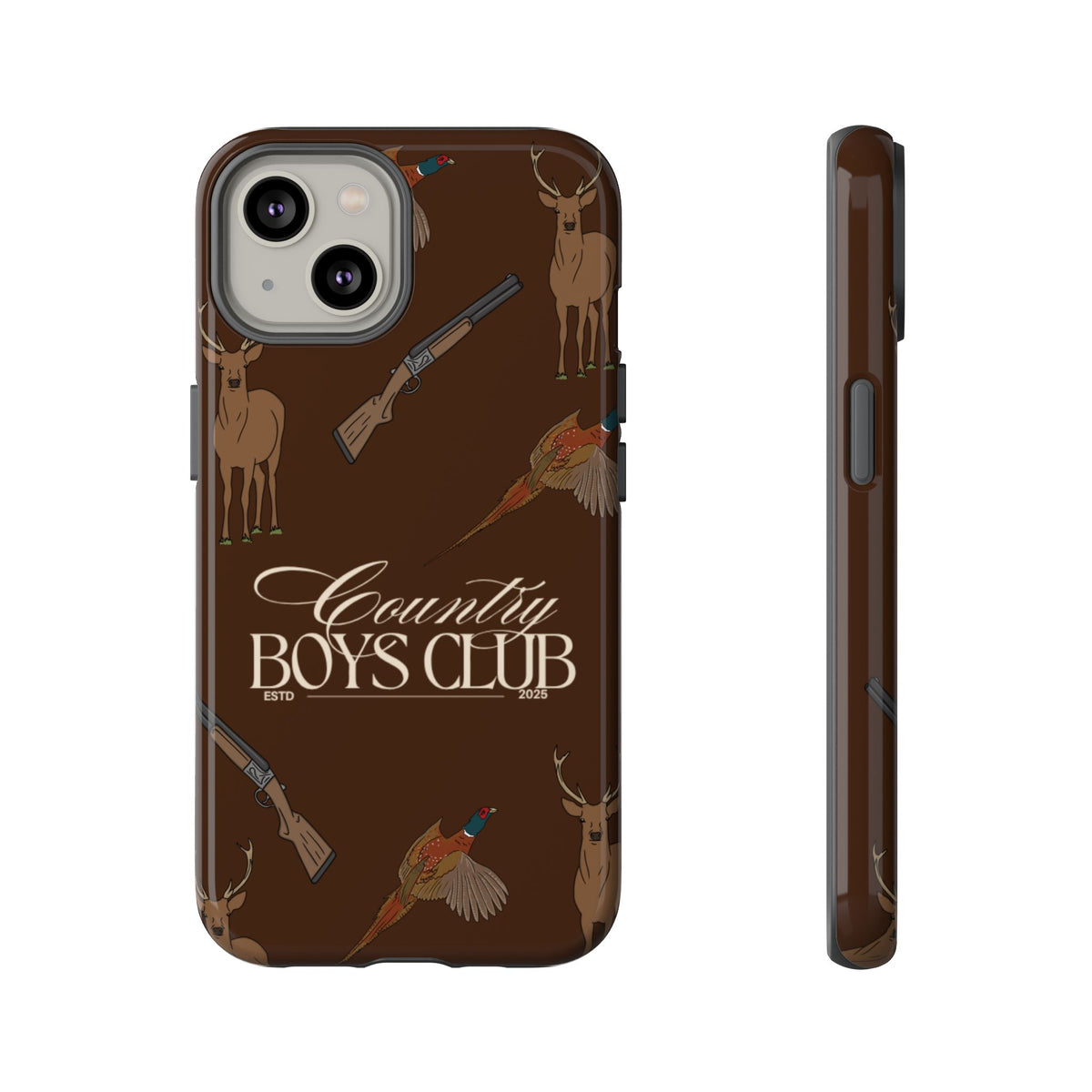 Chestnut Brown 'Boys Love Guns' Case  | CBC x Country Cases