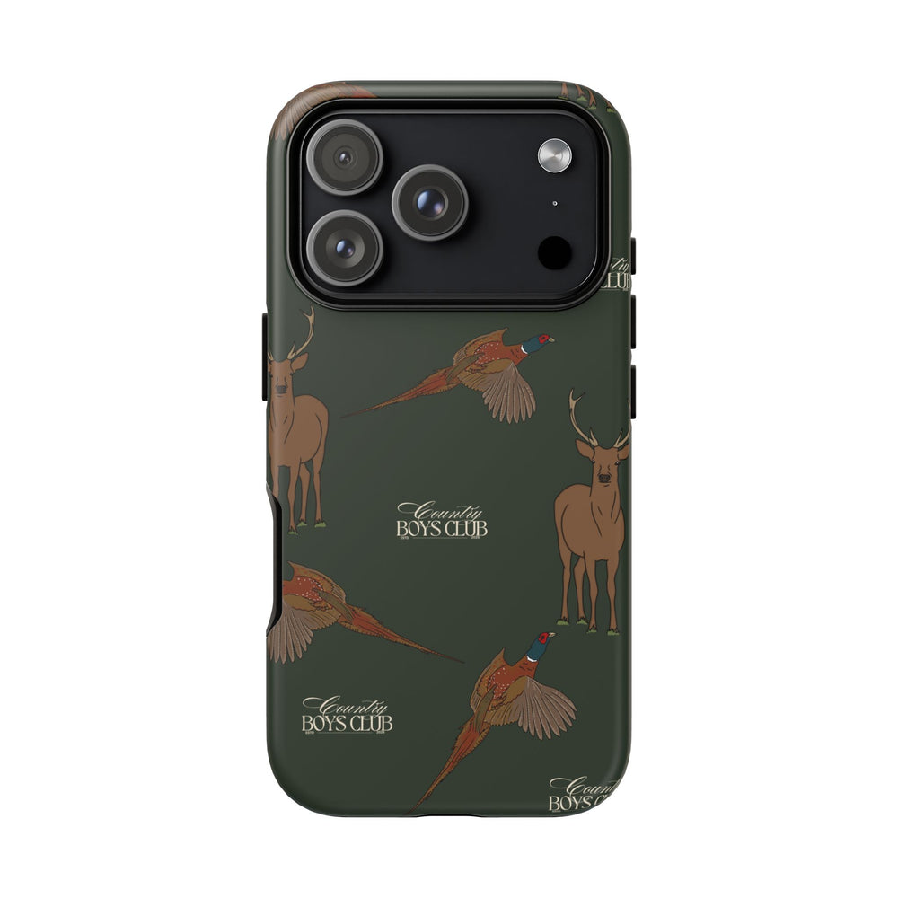 Field Green 'Boys Stags & Pheasants' Case  | CBC x Country Cases
