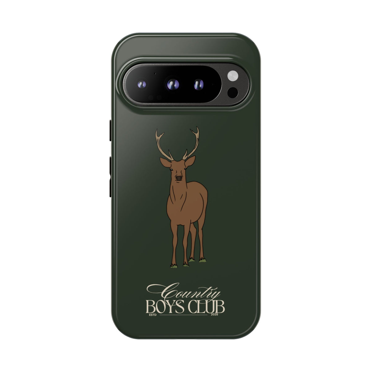 Field Green 'Country Boys Club Stag' Case  | CGC x Country Cases