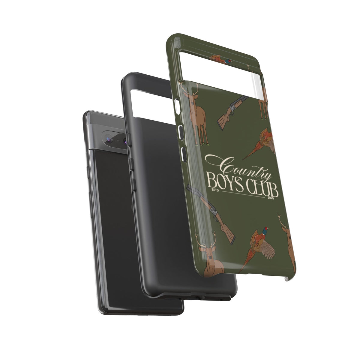 Forest Green Boys Love Guns Case  | CGC x Country Cases