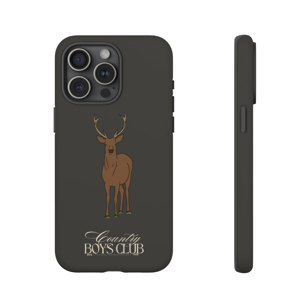 Charcoal 'Country Boys Club Stag' Case  | CGC x Country Cases