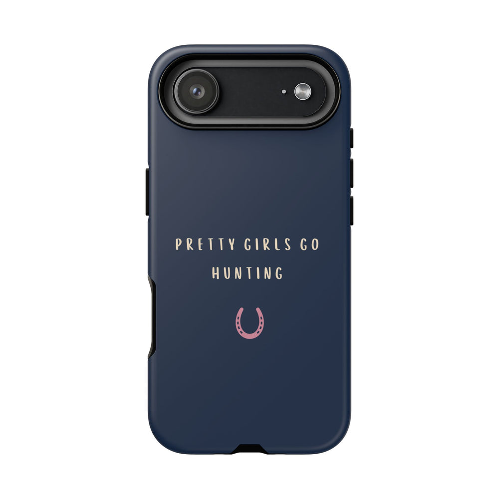 Copy of Navy & Pink 'Pretty Girls Go Hunting' (Horse Shoe)