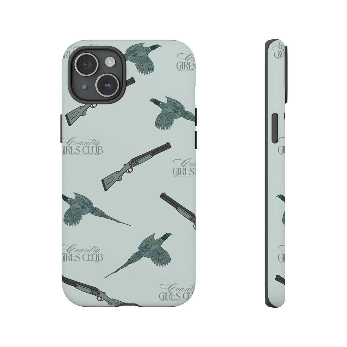 Blue 'Girls Pheasants & Shotguns' Case  | CGC x Country Cases
