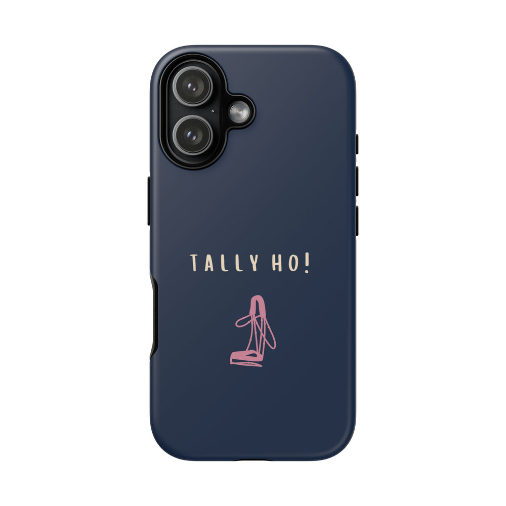Navy & Pink 'Tally Ho!' (Bridle)
