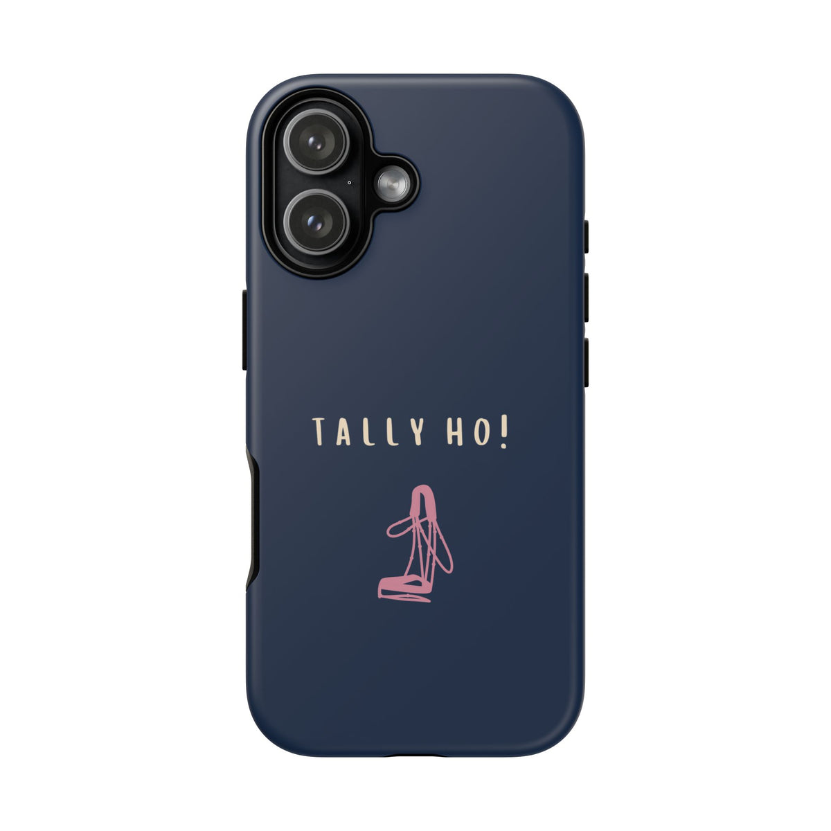 Navy & Pink 'Tally Ho!' (Bridle)